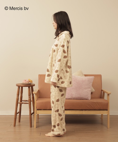 Miffy（ ミッフィー）の「【Miffy】ミッフィー&くまのボリス 総柄ふわもこパジャマセット（ルームウェア/パジャマ・レディース・ベージュ/ピンク・M/L）」の10枚目の写真