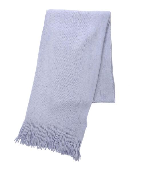 ehka sopo（エヘカソポ）の「シャギーラッセルマフラー（ストール/ショール・レディース・ピンク/オフホワイト/ブルー/イエロー・ﾌﾘ-）」の3枚目の写真