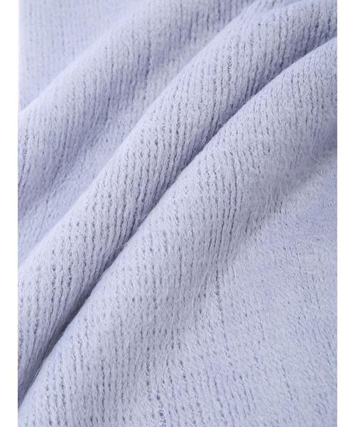 ehka sopo（エヘカソポ）の「シャギーラッセルマフラー（ストール/ショール・レディース・ピンク/オフホワイト/ブルー/イエロー・ﾌﾘ-）」の19枚目の写真