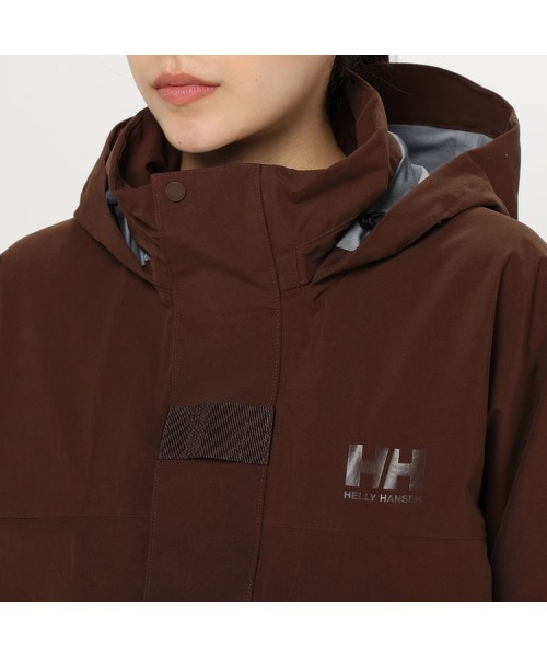 HELLY HANSEN（ヘリーハンセン）の「【HELLY HANSEN】FLAM RAIN JACKET（ナイロンジャケット・レディース・ブラウン・MEDIUM/LARGE）」の8枚目の写真