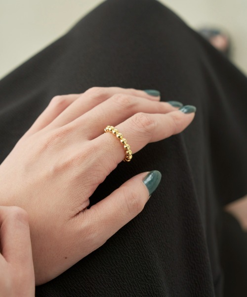 Aunt Marie's（アントマリーズ）の「シンプルボールリング（リング・レディース・ゴールド/シルバー・FREE）」の2枚目の写真