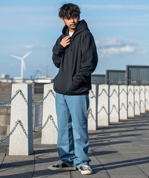 JERZEES（ジャージーズ）の「『JERZEES/ジャージーズ』裏起毛プルパーカー（パーカー・メンズ・ブラック/グレー/ネイビー/ホワイト・XL/L/M/S）」の13枚目の写真
