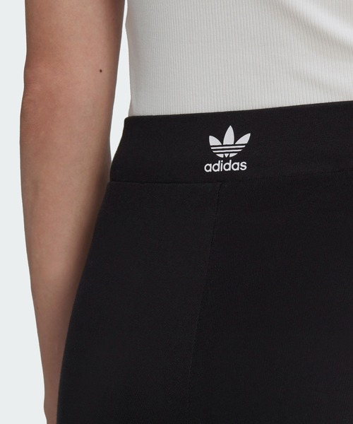 adidas（アディダス）の「アディカラー クラシックス スリーストライプス レギンス / ヨガウェア / アディダスオリジナルス adidas Originals（レギンス/スパッツ・レディース・ブラック/ヘザーグレー/レッド・XX-LARGE/X-SMALL/MEDIUM/X-LARGE/SMALL/LARGE）」の5枚目の写真