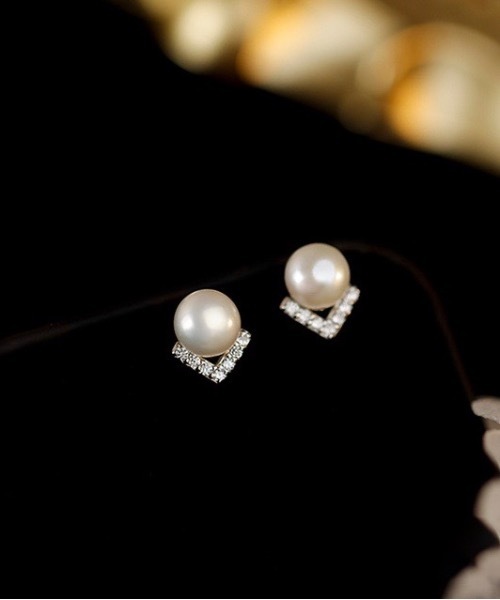Burner(バーナー)の「【OKUOKU 0909】 パールストーンピアス oku-pierce-665776417941-34 I(ピアス(両耳用)・レディース・A/B・FREE)」の3枚目の写真