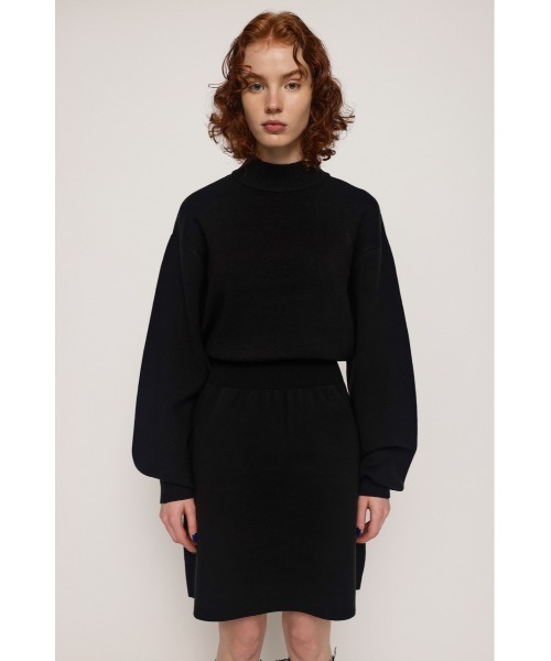 SLY(スライ)の「WAIST RIB S/OP ウェスト リブ ミニワンピース(ワンピース・レディース・アイボリー/ブラック/イエロー系その他・1/2)」の9枚目の写真