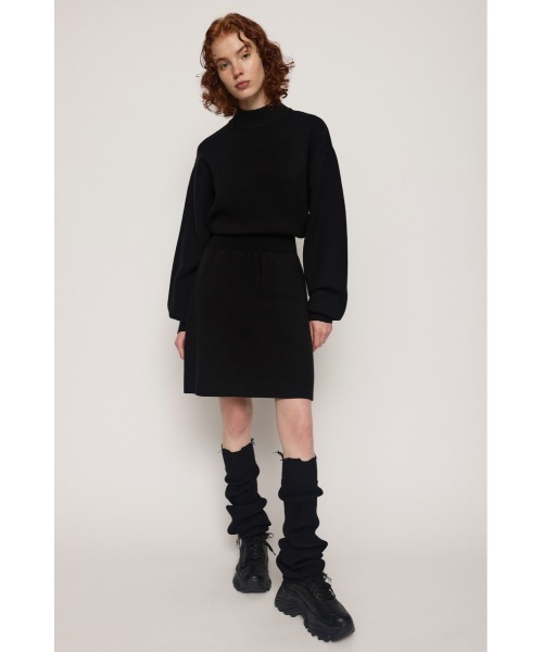 SLY(スライ)の「WAIST RIB S/OP ウェスト リブ ミニワンピース(ワンピース・レディース・アイボリー/ブラック/イエロー系その他・1/2)」の10枚目の写真