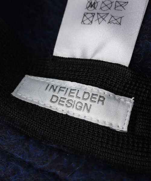 INFIELDER DESIGN(インフィールダーデザイン)の「【INFIELDER DESIGN / インフィールダーデザイン】FUR HAT(ハット・メンズ・ネイビー/ブラウン・FREE)」の9枚目の写真