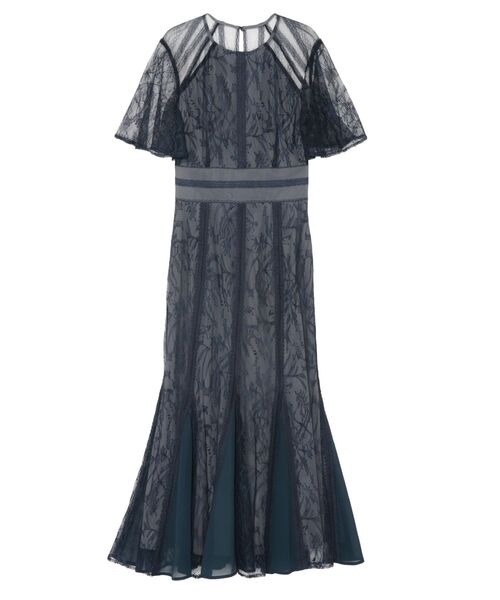 LAGUNAMOON（ラグナムーン）の「LADYフレアレースマーメイドワンピース（ドレス・レディース・ミント/ネイビー/モカ・SMALL/MEDIUM）」の13枚目の写真