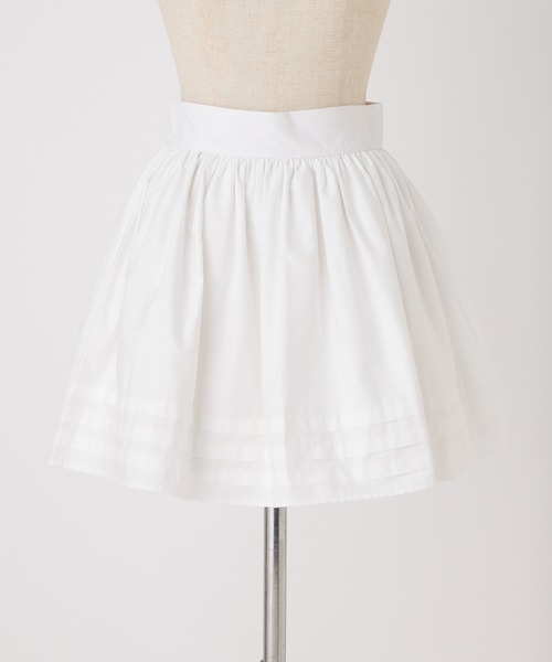 one after another NICE CLAUP（ワンアフターアナザーナイスクラップ）の「コットンボリュームスカート（スカート・レディース・ブラック/アイボリー・FREE）」の14枚目の写真