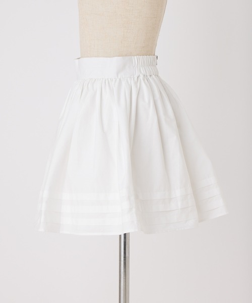 one after another NICE CLAUP（ワンアフターアナザーナイスクラップ）の「コットンボリュームスカート（スカート・レディース・ブラック/アイボリー・FREE）」の5枚目の写真