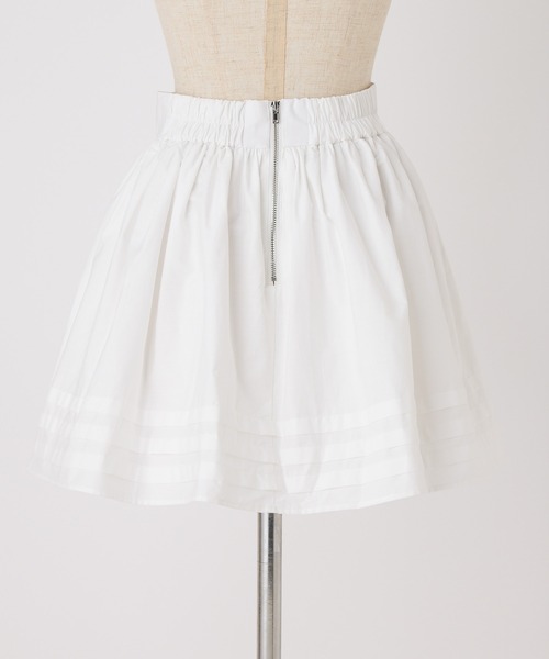 one after another NICE CLAUP（ワンアフターアナザーナイスクラップ）の「コットンボリュームスカート（スカート・レディース・ブラック/アイボリー・FREE）」の11枚目の写真