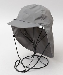 Basiquenti（ベーシックエンティ）の「撥水加工 ナイロン サンシェード付き ショートバイザー（キャップ）」