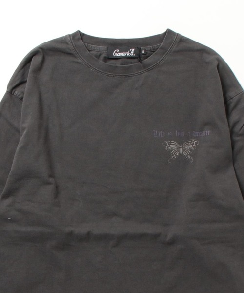 SILVER BULLET(シルバーバレット)の「『CavariA/キャバリア』フェイクレイヤード加工ロンTEE(Tシャツ/カットソー・メンズ・パープル/ブラック・L/M)」の7枚目の写真