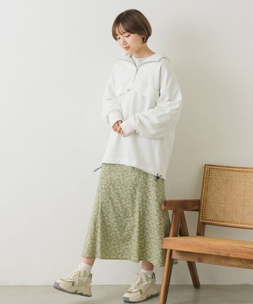 RETRO GIRL(レトロガール)の「アノラックBIGフーディー(Tシャツ/カットソー・レディース・ブラック/イエロー/オフホワイト・FREE)」の4枚目の写真