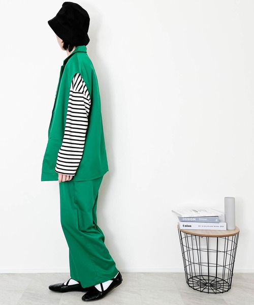 Anytime Songs（エニータイムソングス）の「TRシングルテーラードカラージレ（ベスト・メンズ・オフホワイト/グリーン/ブラック/モカ/ベージュ/サックスブルー・LARGE/X-LARGE/MEDIUM）」の22枚目の写真