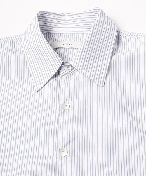 Jieda（ジエダ）の「STRIPE CUTTING OVER SHIRT（シャツ/ブラウス 