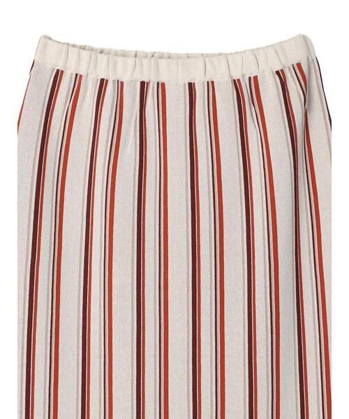 CRAFT STANDARD BOUTIQUE(クラフトスタンダードブティック)の「ストライプナロースカート(スカート・レディース・ネイビー/アイボリー・FREE)」の18枚目の写真