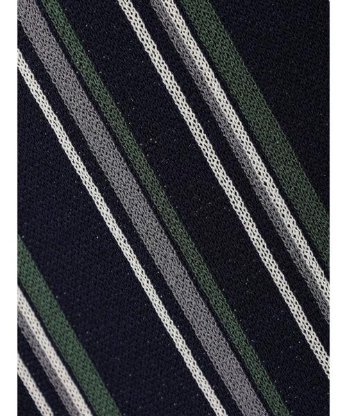 CRAFT STANDARD BOUTIQUE(クラフトスタンダードブティック)の「ストライプナロースカート(スカート・レディース・ネイビー/アイボリー・FREE)」の4枚目の写真