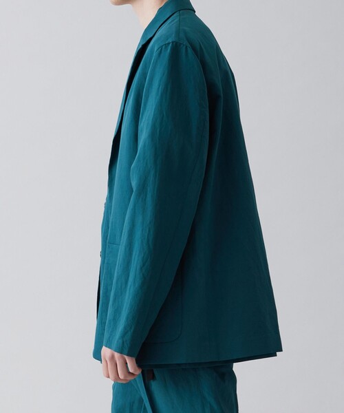 UNFILO（アンフィーロ）の「ライトリネン テーラード ジャケット（テーラードジャケット・メンズ・ブラック系/パイングリーン系/ベージュ系・LARGE/MEDIUM）」の11枚目の写真