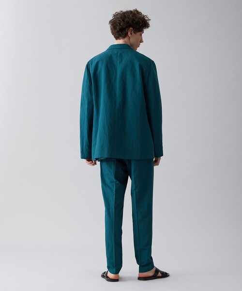 UNFILO（アンフィーロ）の「ライトリネン テーラード ジャケット（テーラードジャケット・メンズ・ブラック系/パイングリーン系/ベージュ系・LARGE/MEDIUM）」の14枚目の写真