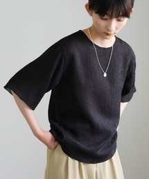 select MOCA | 2023 SS 楊柳シフォンハーフスリーブブラウス(シャツ/ブラウス)