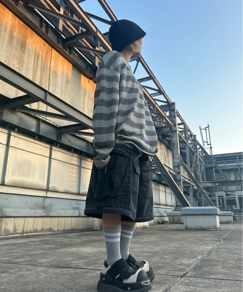 XU】stripe knit（ニット/セーター）｜XU（エックスユー）の