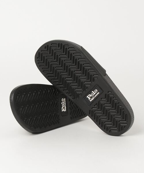 POLO RALPH LAUREN(ポロ ラルフ ローレン)の「ポロ ラルフ ローレン ウィメンズ/POLO SLIDE PP/スライドサンダル(サンダル・レディース・ブラック・50/60/40)」の3枚目の写真
