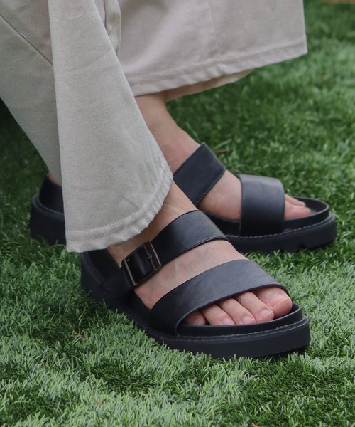 Dedes（デデス）の「軽量厚底 ストラップサンダル スライドサンダル（サンダル・メンズ・ブラック系1/ブラック系2・M/L/LL）」の14枚目の写真