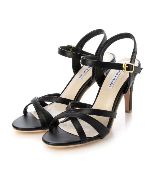 Miminy Piminy(ミミニー ピミニー)の「MiminyPiminy(ミミニーピミニー)8.5cmヒールラインベルトストラップサンダル(サンダル・レディース・ブラック/ピンク/ホワイト・S/L/LL/M)」の22枚目の写真