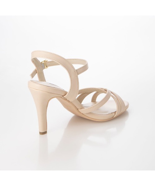 Miminy Piminy(ミミニー ピミニー)の「MiminyPiminy(ミミニーピミニー)8.5cmヒールラインベルトストラップサンダル(サンダル・レディース・ブラック/ピンク/ホワイト・S/L/LL/M)」の13枚目の写真