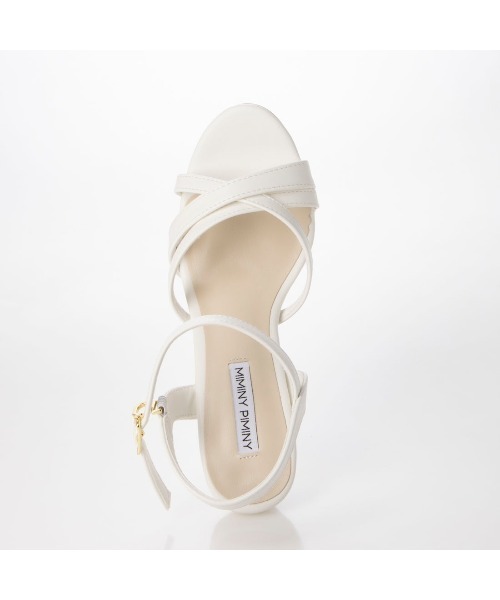 Miminy Piminy(ミミニー ピミニー)の「MiminyPiminy(ミミニーピミニー)8.5cmヒールラインベルトストラップサンダル(サンダル・レディース・ブラック/ピンク/ホワイト・S/L/LL/M)」の17枚目の写真