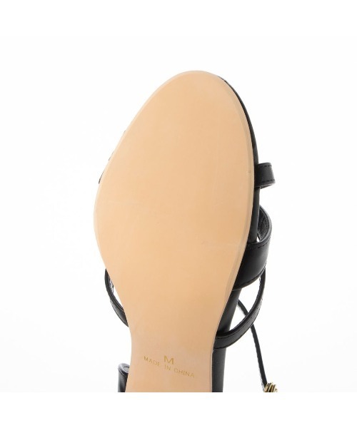 Miminy Piminy(ミミニー ピミニー)の「MiminyPiminy(ミミニーピミニー)8.5cmヒールラインベルトストラップサンダル(サンダル・レディース・ブラック/ピンク/ホワイト・S/L/LL/M)」の18枚目の写真