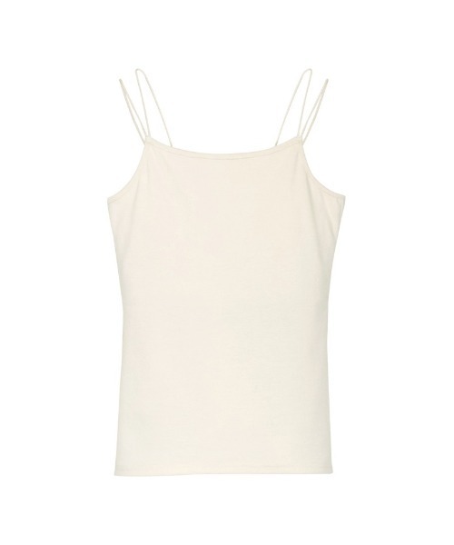 Re:EDIT（リエディ）の「ダブルストラップフライスカップ付きキャミソール（その他アンダーウェア/インナー・レディース・ブラック/ホワイト系その他・MEDIUM/LARGE/SMALL）」の16枚目の写真