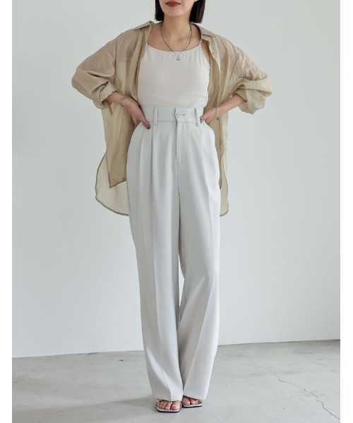 Re:EDIT（リエディ）の「ダブルストラップフライスカップ付きキャミソール（その他アンダーウェア/インナー・レディース・ブラック/ホワイト系その他・MEDIUM/LARGE/SMALL）」の9枚目の写真