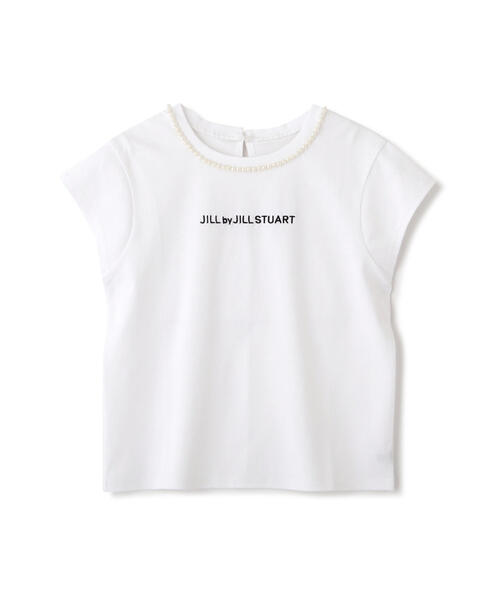 JILL by JILL STUART(ジルバイジルスチュアート)の「◇パールツキロゴTシャツ(Tシャツ/カットソー・レディース・ホワイト/ブラック・FREE)」の14枚目の写真