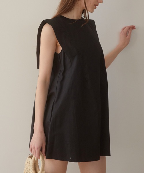 ACYM（アシーム）の「Box shoulder mini ワンピース（ワンピース