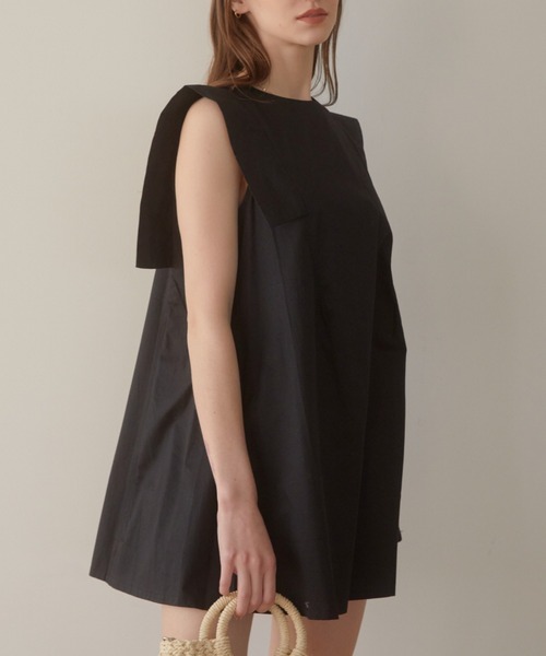 ACYM（アシーム）の「Box shoulder mini ワンピース（ワンピース