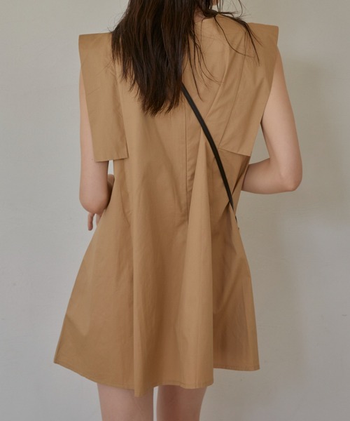 ACYM Back tie flare mini ワンピース 値下げしました】acym（アシーム）／back tie mini ワンピース