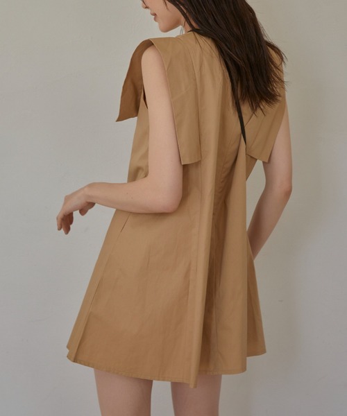 ACYM（アシーム）の「Box shoulder mini ワンピース（ワンピース