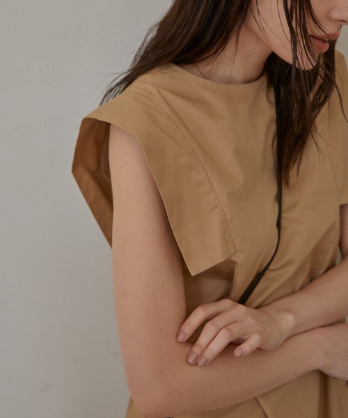 ACYM（アシーム）の「Box shoulder mini ワンピース（ワンピース