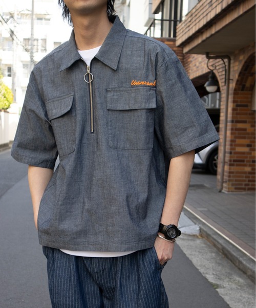 ハーフジップシャツ / HALF ZIP SHIRT（シャツ/ブラウス