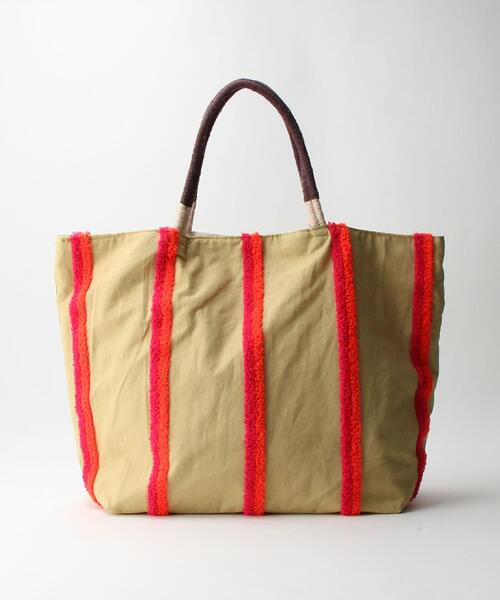 beej（ビージ）の「【別注】＜beej＞ストライプ刺繍 トートバッグ（トートバッグ・レディース・ベージュ/オフホワイト・FREE）」の11枚目の写真