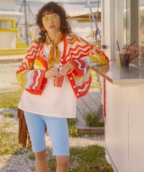 FOREVER 21（フォーエバー トゥエンティーワン）の「カットハーフレギンス（その他パンツ・レディース・ブルー系その他2/オフホワイト/ブラック・SMALL/MEDIUM）」の21枚目の写真