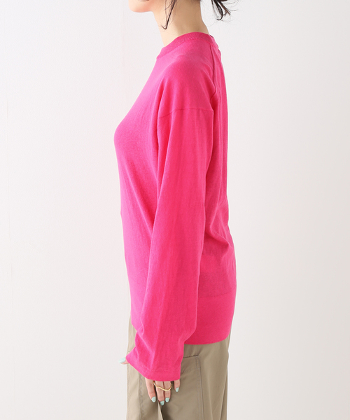 IENA（イエナ）の「【ATON/エイトン】RECYCLE FRESCA CREW NECK