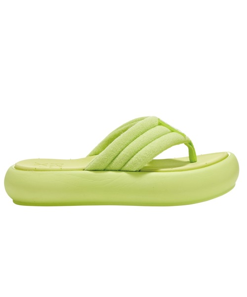 新品CLERGERIE オリーブグリーン 厚底サンダル