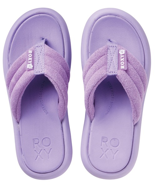 ROXY（ロキシー）の「RAD WEEKEND PILE/ロキシーパイルボリュームソール(厚底)サンダル（サンダル・レディース・パープル/グリーン/イエロー・SMALL/MEDIUM/LARGE）」の6枚目の写真