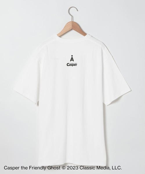 ALAND（エーランド）の「【UNISEX】ALAND×Casper（キャスパー）／コラボTEE4 2194858（Tシャツ/カットソー・レディース・ピンク/ブラック/ホワイト・MEDIUM/LARGE）」の8枚目の写真