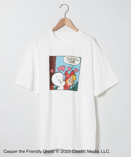 ALAND（エーランド）の「【UNISEX】ALAND×Casper（キャスパー）／コラボTEE4 2194858（Tシャツ/カットソー・レディース・ピンク/ブラック/ホワイト・MEDIUM/LARGE）」の11枚目の写真