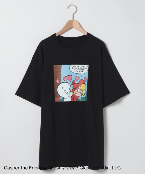 ALAND（エーランド）の「【UNISEX】ALAND×Casper（キャスパー）／コラボTEE4 2194858（Tシャツ/カットソー・レディース・ピンク/ブラック/ホワイト・MEDIUM/LARGE）」の15枚目の写真