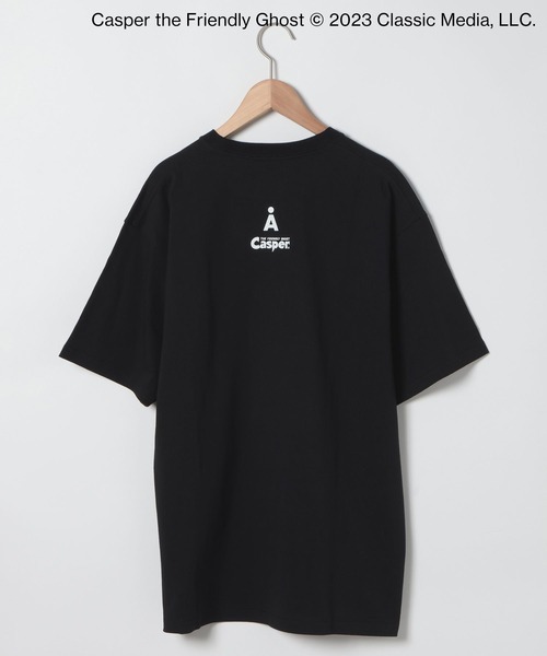 ALAND（エーランド）の「【UNISEX】ALAND×Casper（キャスパー）／コラボTEE4 2194858（Tシャツ/カットソー・レディース・ピンク/ブラック/ホワイト・MEDIUM/LARGE）」の9枚目の写真